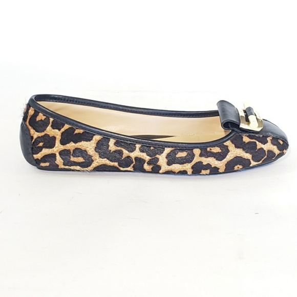 Michael Kors Driving Loafer Flats Leopard Print - Picture 2 of 9